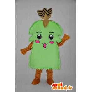 Mascot character green shrub - shrub disguise - MASFR004078 - Mascots of plants