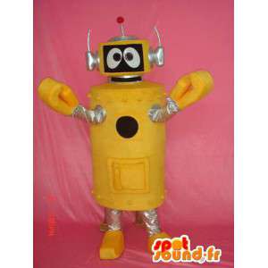 Geel blikje Disguise - geel eendje Costume - Object mascottes - MASFR004084 - SpotSound.fr