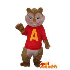 Kostüm Alvin Sevilla - Disguise Chipmunks - MASFR004088 - Maskottchen der Chipmunks