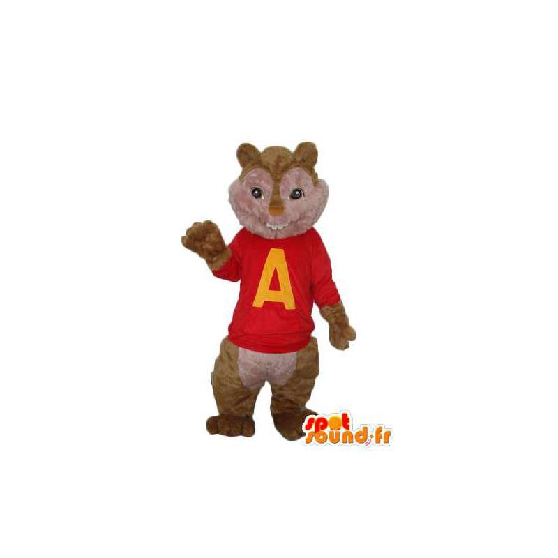 Kostüm Alvin Sevilla - Disguise Chipmunks - MASFR004088 - Maskottchen der Chipmunks