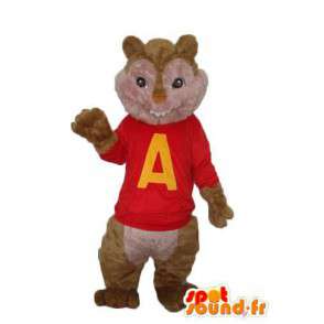 Costume Alvin Sevilla - Disguise Chipmunks   - Chipmunks-maskotene - MASFR004088 - SpotSound.fr