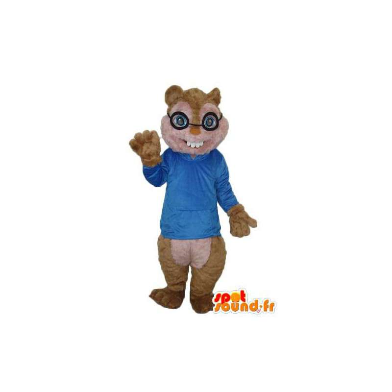 Mascot Simon Sevilla - Disfraz Chipmunks - MASFR004089 - Mascotas las ardillas