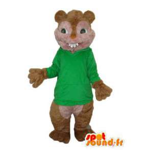 Disfarçar Theodore Sevilha - Mascote Chipmunks  - MASFR004090 - Mascottes Les Chipmunks