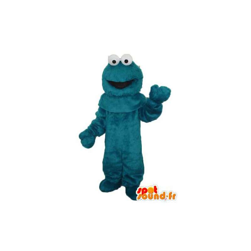 Costume da fantasma con i grandi occhi verdi bianchi - costume verde - MASFR004092 - Sesamo Elmo di mascotte 1 Street