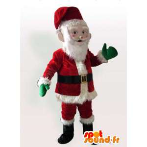 Mascote do Pai Natal - terno de Santa - MASFR004093 - Mascotes Natal