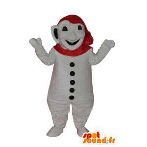 Homem traje - traje do boneco de neve - MASFR004095 - Mascotes homem