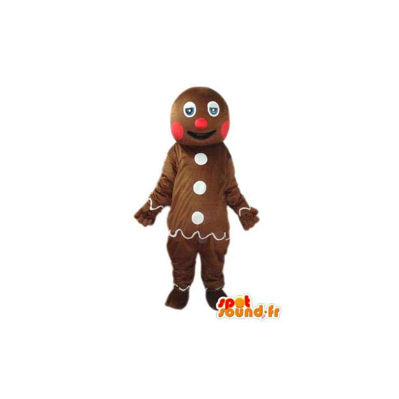 Homem de gengibre traje - traje gingerbread - MASFR004096 - Mascotes homem
