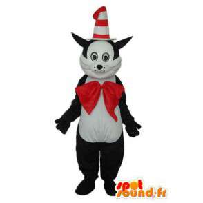 Sombrero de cono Disfraces Gato y pajarita roja - MASFR004103 - Mascotas gato