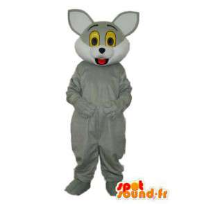 Skjule en grå mus - Costume av en grå mus - Mus maskot - MASFR004110 - SpotSound.fr