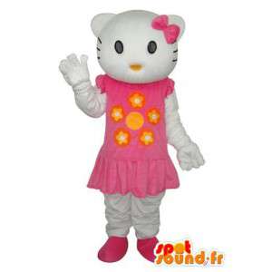Olá representando vestido pequeno e disfarce - MASFR004113 - Hello Kitty Mascotes