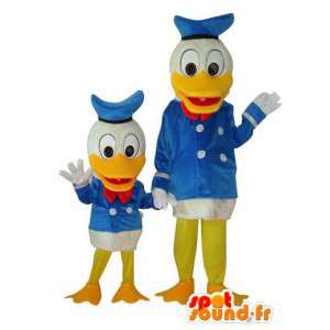 Duo κοστούμι θείος Σκρουτζ και Donald Duck - MASFR004116 - Donald Duck μασκότ