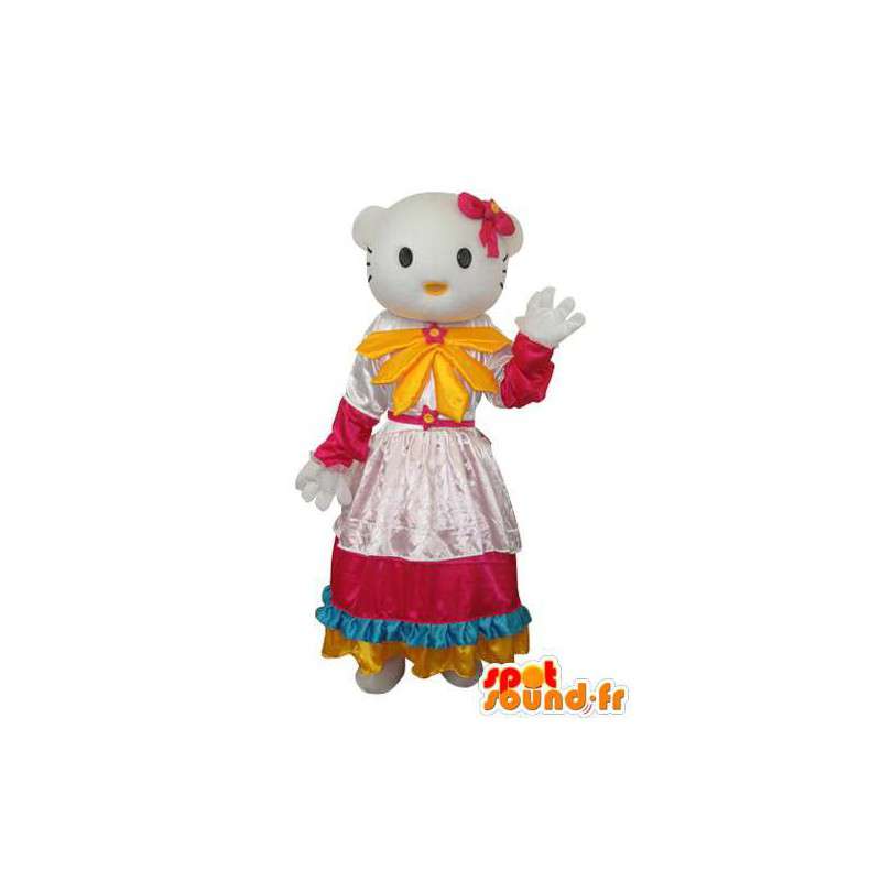 Bloemblaadje jurk Hallo vertegenwoordiger Costume - MASFR004124 - Hello Kitty Mascottes