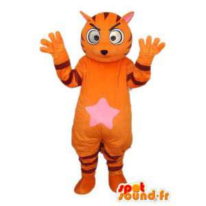 Orange Tiger Kostume - Orange Tiger Kostume - Spotsound maskot