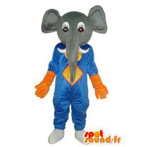 Suit sport elefant - flere størrelser Disguise - MASFR004148 - Elephant Mascot