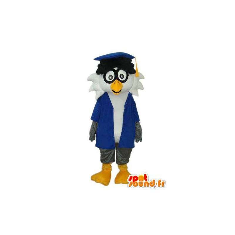 Coruja disfarce formou nerd - customizável - MASFR004156 - aves mascote