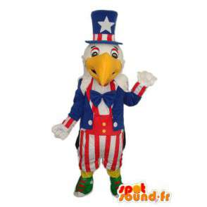 Mascot, der repræsenterer den nationale fugl i Amerikas