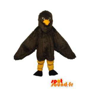Preto e amarelo águia traje - customizável - MASFR004160 - aves mascote