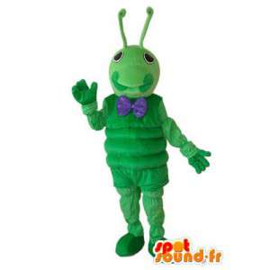Grön larvdräkt - larvdräkt - Spotsound maskot
