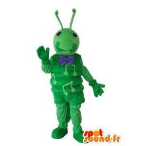 Musical larve kostume - Grønt larve kostume - Spotsound maskot