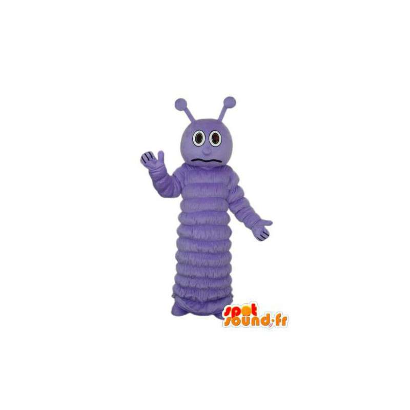 Costume représentant une chenille violette - MASFR004179 - Mascottes Insecte