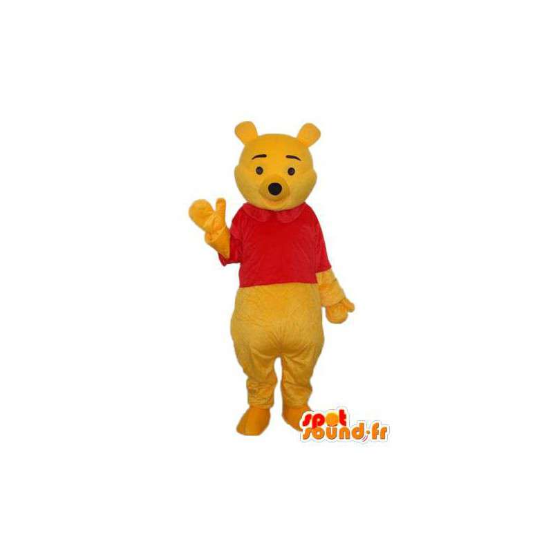 Costume representing a teddy bear red sweater - MASFR004180 - Bear mascot