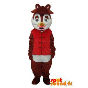 Costume représentant un rongeur en gilet - MASFR004193 - Mascotte de souris