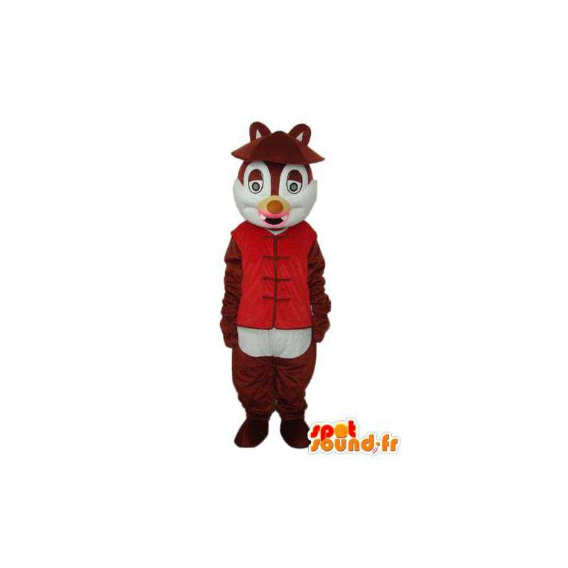 En representación de un chaleco de traje de roedor - MASFR004193 - Mascota del ratón