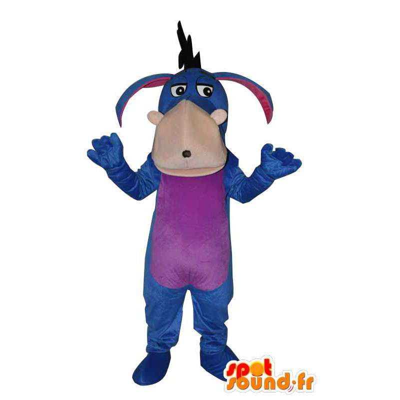 Fantasia representando um burro colorido - customizável - MASFR004198 - Mascotes animais