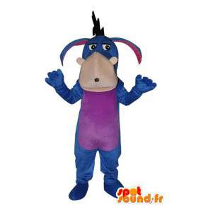 Fantasia representando um burro colorido - customizável - MASFR004198 - Mascotes animais