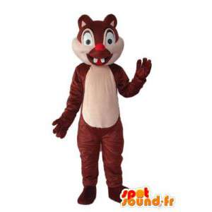 Edustavat orava puku - orava Suit  - MASFR004206 - maskotteja orava