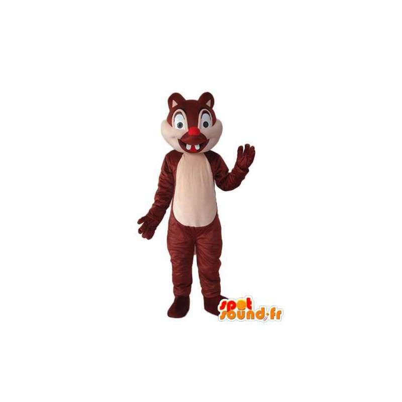Edustavat orava puku - orava Suit  - MASFR004206 - maskotteja orava