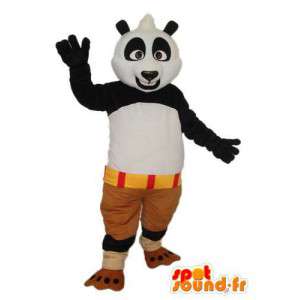 Costume panda blanc noir – Mascotte panda en peluche  - MASFR004213 - Mascotte de pandas