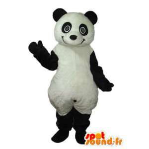 Sort og hvid panda maskot - panda kostume - Spotsound maskot