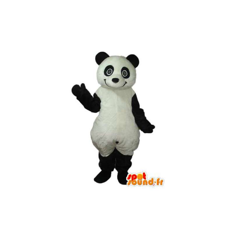 Mascot panda preto e branco - Panda disfarce - MASFR004217 - pandas mascote