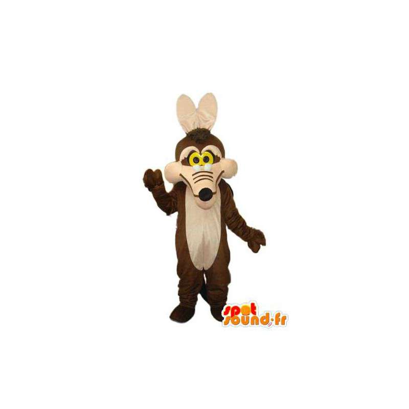 Brown fox mascot pure and light brown - fox suit - MASFR004219 - Mascots Fox