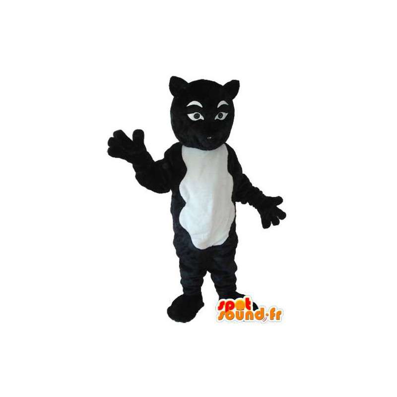 Strój czarno-biały kot - czarno-biały kot kostium - MASFR004221 - Cat Maskotki