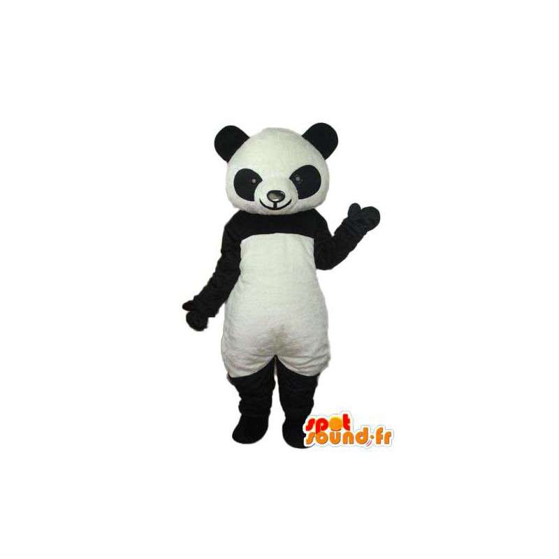 Mascot panda preto e branco - Panda disfarce - MASFR004232 - pandas mascote