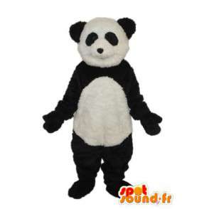 Sort og hvid panda maskot - panda kostume - Spotsound maskot