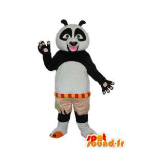 Panda bianco abito nero - Panda mascotte ripiene  - MASFR004241 - Mascotte di Panda