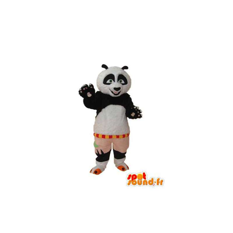 Panda white black suit - Stuffed panda mascot  - MASFR004244 - Mascot of pandas