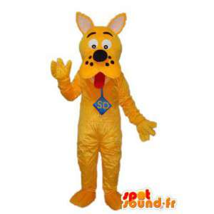 Gul scooby doo maskot - gul scooby doo kostume - Spotsound