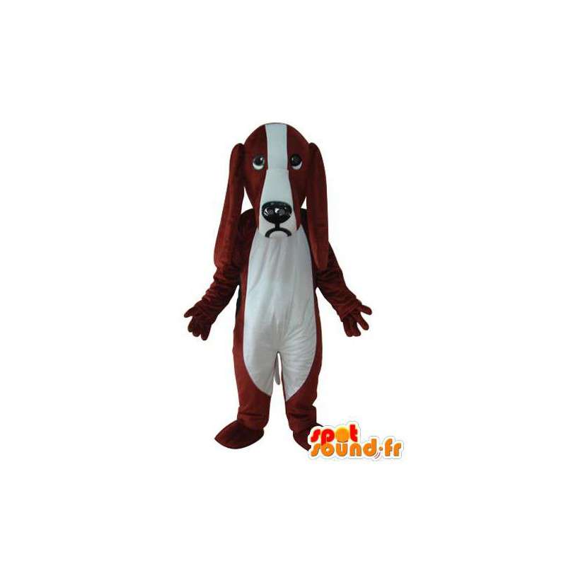 Mascot brown and white dog - dog costume  - MASFR004255 - Dog mascots