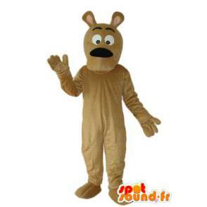 Beige hund maskot - hund drakt - MASFR004256 - Dog Maskoter