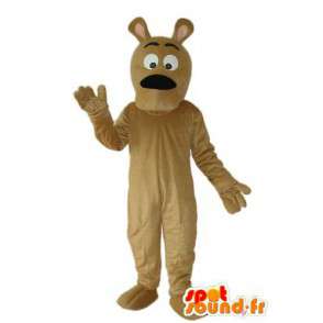 Dog mascot beige - dog costume - MASFR004256 - Dog mascots