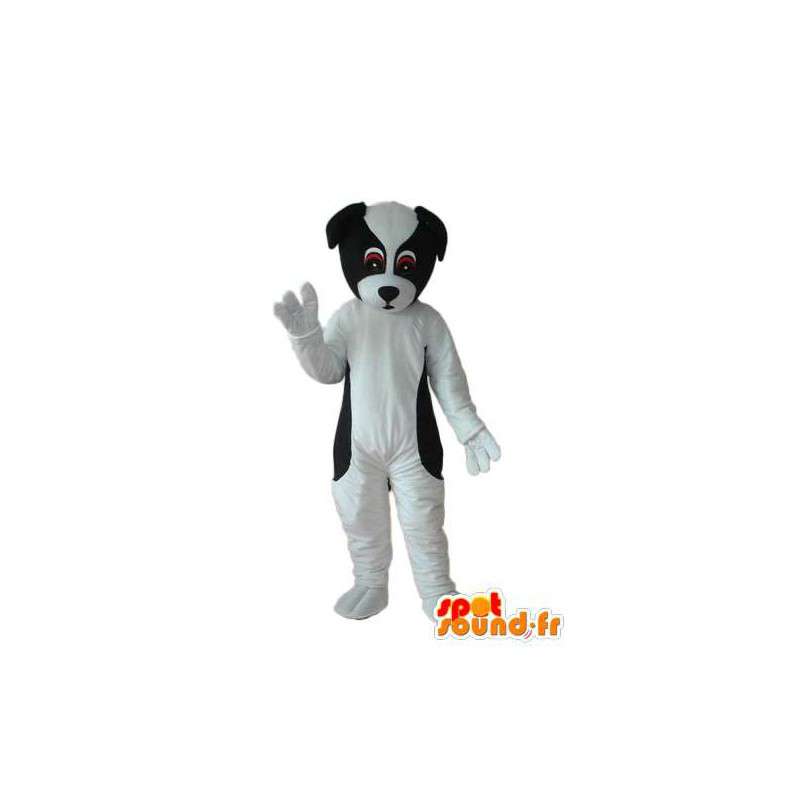 Zwart-witte hond kostuum Pluche - honduitrusting - MASFR004263 - Dog Mascottes