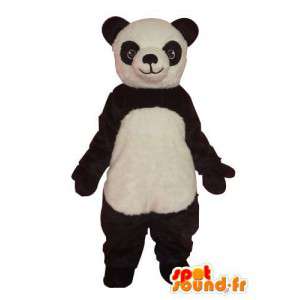Costume panda blanc noir – Mascotte panda en peluche  - MASFR004276 - Mascotte de pandas