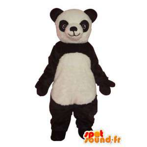 Sort hvid panda kostume - plys panda maskot - Spotsound maskot