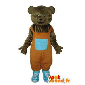 Mørk grå bjørn kostyme - Bjørn Mascot Plush - MASFR004279 - bjørn Mascot
