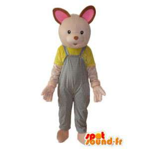 Costume de lapin beige - Déguisement de lapin en peluche - MASFR004287 - Mascotte de lapins