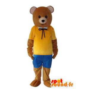 La mascota del oso de peluche marrón - Oso de vestuario - MASFR004288 - Oso mascota